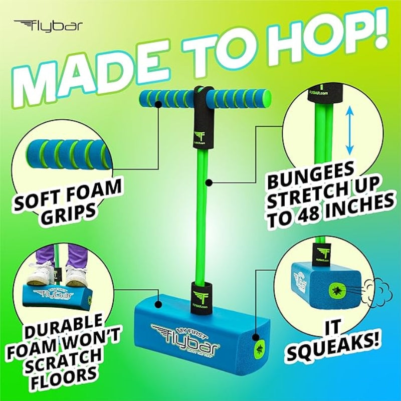 Flybar Foam Pogo Jumper for Kids Toddlers Safe Fun Pogo Stick Ages 3+