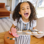 Melissa & Doug Slice Bake Cookies Wooden Play Food Set Toy for Kids 3+ Ages