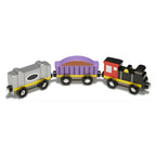 Melissa & Doug Wooden Magnetic Train Cars 8 Piece Educational Toy for Kids