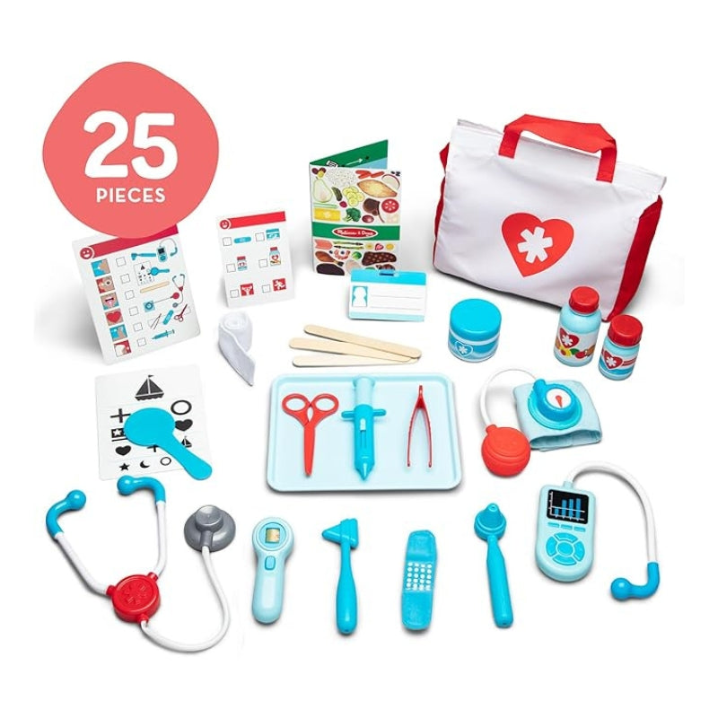Melissa & Doug Get Well Doctor Kit 25-Piece Toddler Pretend Play Toy Set
