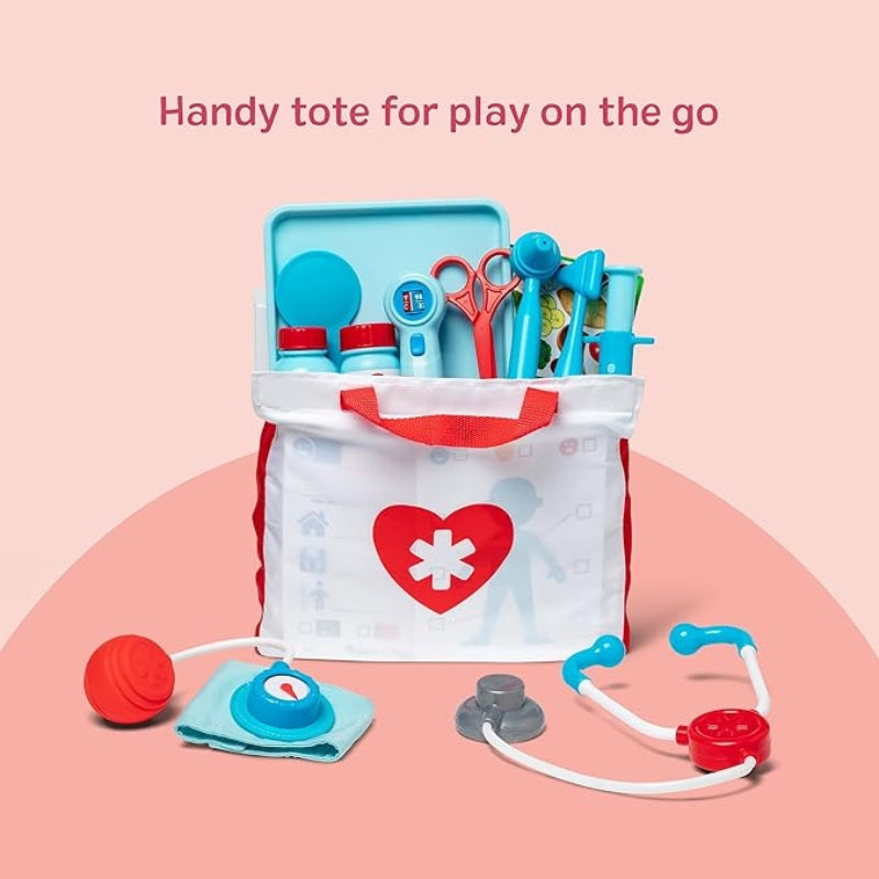 Melissa & Doug Get Well Doctor Kit 25-Piece Toddler Pretend Play Toy Set