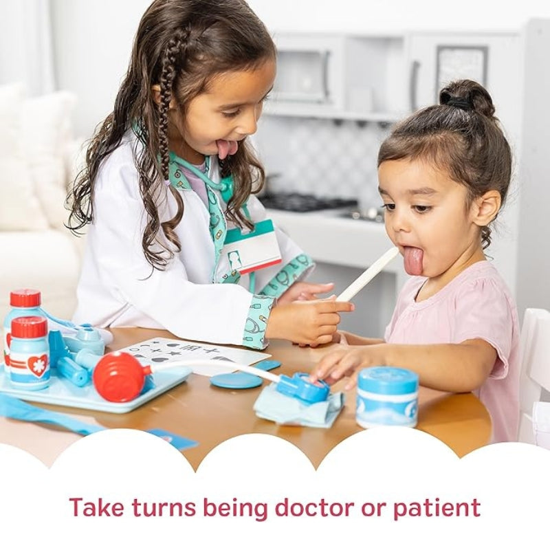 Melissa & Doug Get Well Doctor Kit 25-Piece Toddler Pretend Play Toy Set