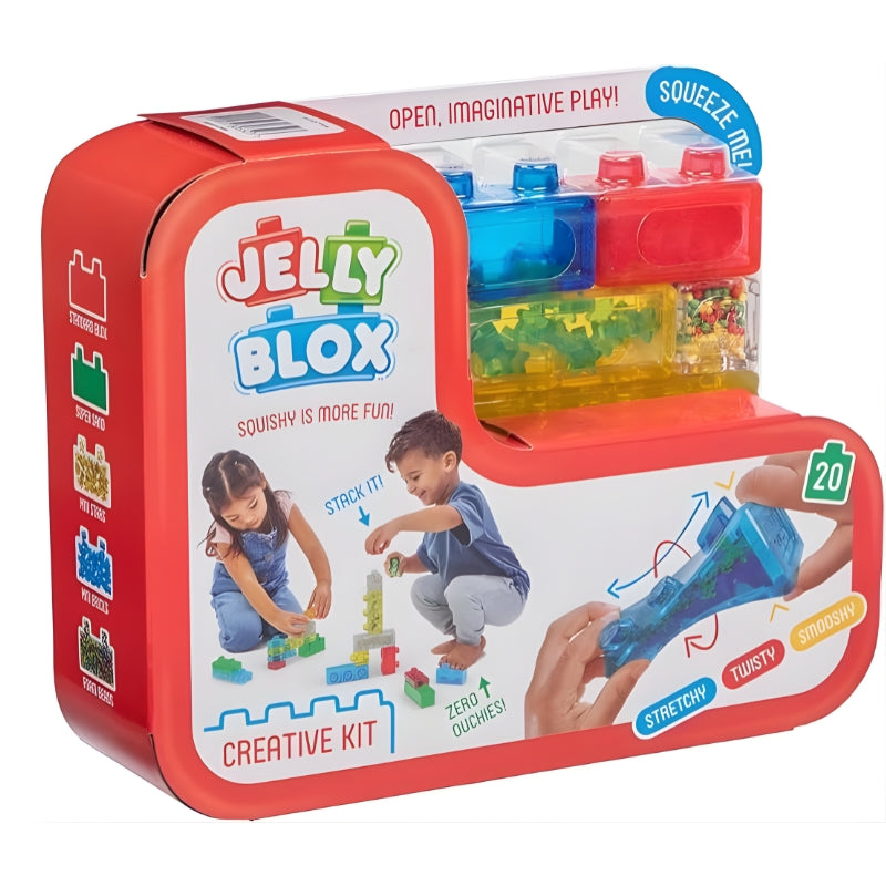 Goliath Jelly Blox 20-Pc Sensory Building Blocks Toy for Toddlers Kids 2+