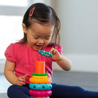 Sassy Stacks of Circles 9-Pc Stacking Ring STEM Learning Toy for Babies 6+