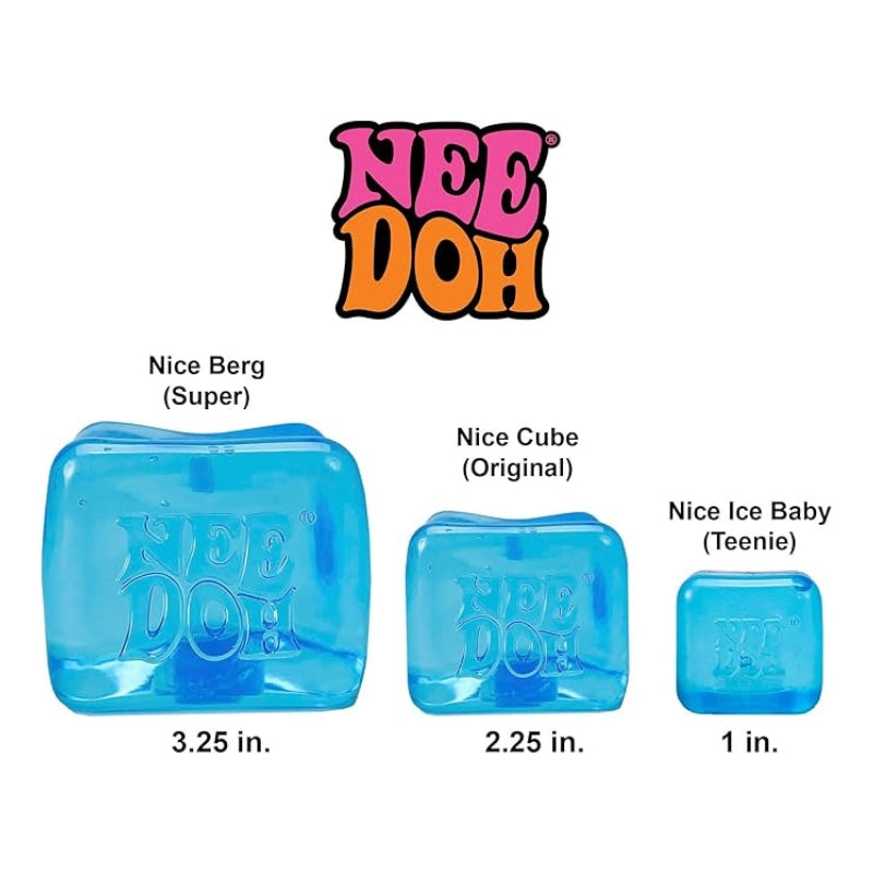 NeeDoh Nice Ice Baby 1.25 Inch Sensory Squeeze Toy Super Solid SquishStress