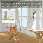 YVE LIFE 4th Gen Laser Cat Toy Motion Activated Rechargeable Interactive White