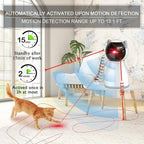 YVE LIFE 4th Gen Laser Cat Toy Motion Activated Rechargeable Interactive White