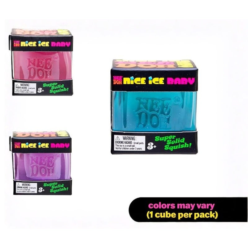NeeDoh Nice Ice Baby 1.25 Inch Sensory Squeeze Toy Super Solid SquishStress