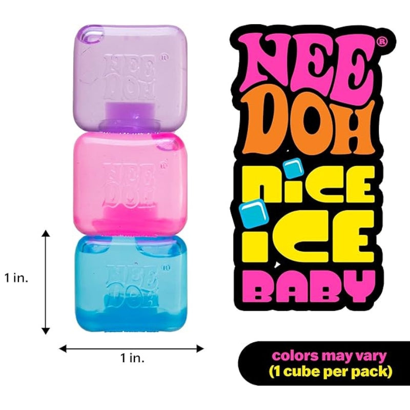 NeeDoh Nice Ice Baby 1.25 Inch Sensory Squeeze Toy Super Solid SquishStress