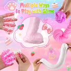 6 Pack Cloud Slime Kit for Kids Girls Boys Party Favors Birthday Gifts Kids