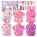 6 Pack Cloud Slime Kit for Kids Girls Boys Party Favors Birthday Gifts Kids
