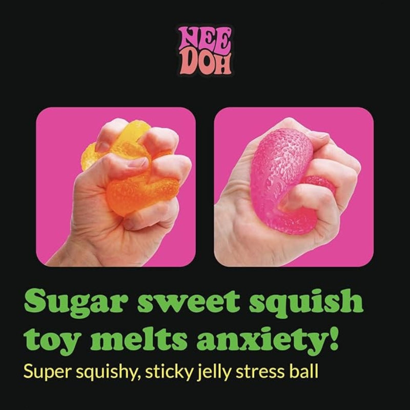 NeeDoh Gumdrop 2.5 Inch Textured Sensory Toy Super Solid Squish StressToys