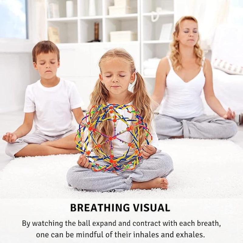 4E Novelty Expandable Breathing Ball 6-12 Inch Fidget Toy Stress Relief Sphere