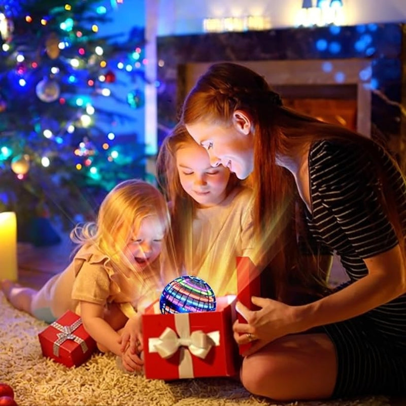 Flying Orb Ball 2025 Upgraded Blue Magic Hover Spinner with Lights Kids Gifts
