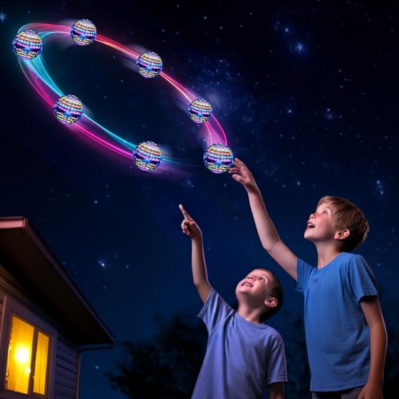 Flying Orb Ball 2025 Upgraded Blue Magic Hover Spinner with Lights Kids Gifts