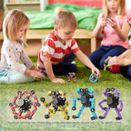 4 Pack Transformable Fidget Spinner Toys for Kids Teens Stress Relief Gifts