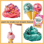 Original Ice Cream Slime Kit for Girls 31-Piece DIY Cherry Scented Arts & Crafts