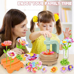 Fabric Flower Bouquet Toy DIY Craft Kit for Kids Arts Crafts Gifts Girls 4+
