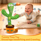 Talking Dancing Cactus Toy for Babies Singing Repeating Light Up Toddler Toy