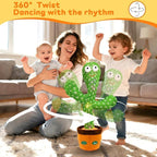 Talking Dancing Cactus Toy for Babies Singing Repeating Light Up Toddler Toy