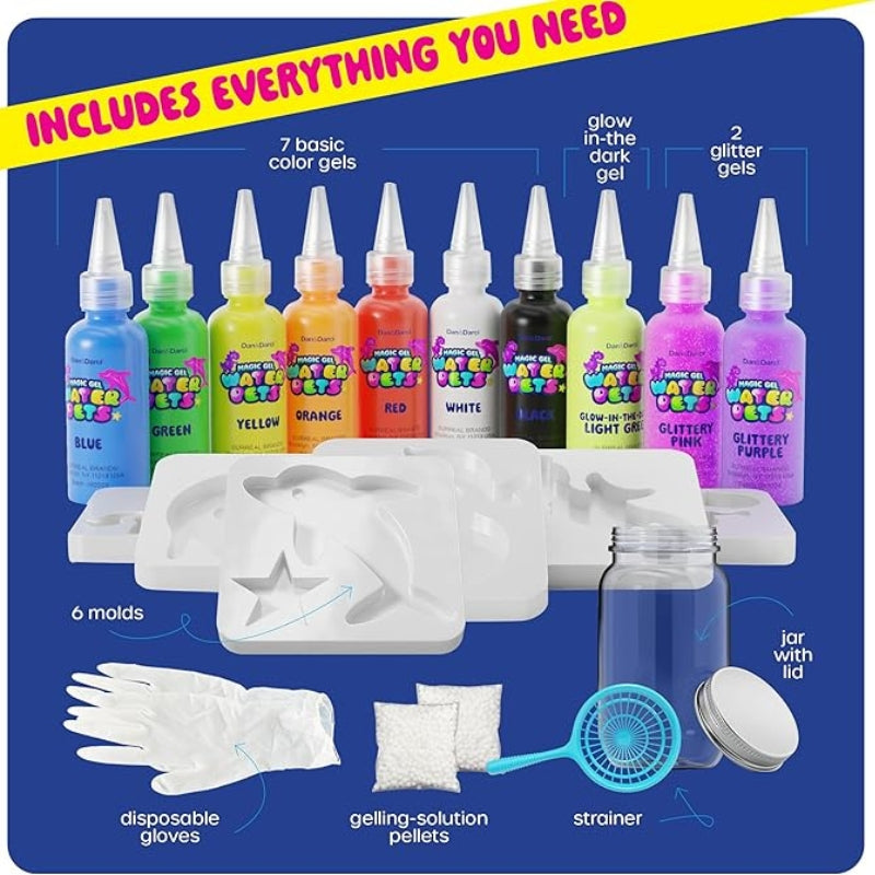 Aqua Fairy Water Gel Kit for Kids DIY Squishy Maker Craft Toy Set Gifts Fun
