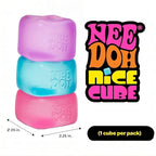 NeeDoh Nice Cube 2.25 Inch Sensory Squeeze Toy Super Solid Squish StressRel